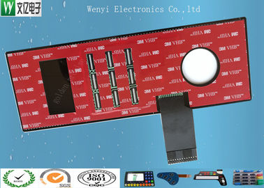Su geçirmez Devre Kapasitif Membrane Switch / PCB Membrane Switch Tuş