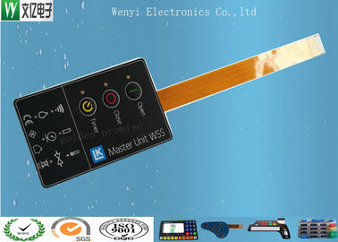 3 Tuşlu FPC Membrane Switch Kabartma Özel Membrane Switch Pad