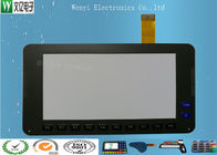Kontrol Tuş Takımı Clear LCD Kapasitif Dokunmatik Membran Molex Konnektörü 1.27mm Pitch