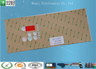 3M200 MP Membrane Switch Panel PET Ploydome Kabartma Tuşları ve LCD Pencere