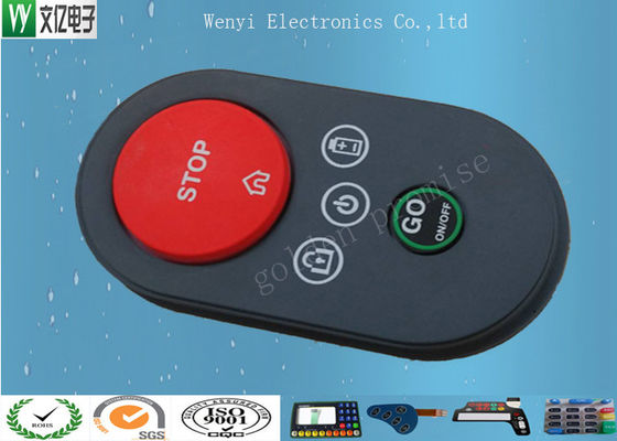 P+R anahtar silikon kauçuk klavye 40 derece