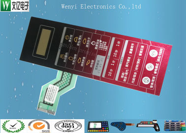 2.54mm Pitch Polydome Kabartma Membran Anahtarı ZIF Wirelead Nikto Backahesive