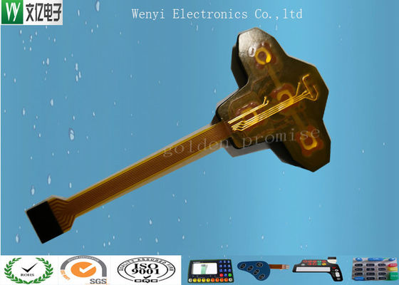 Pcb Membran Tuş Takımı 2.54 Mm Pitch Yüksek Parlak Epoksi 1.8mm Kalınlık