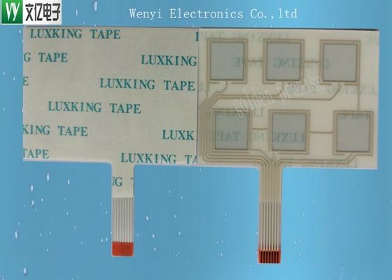 Sert FPC Kapasitif Dokunmatik Devre, V150 İnce Doku Pcb Membran Klavye